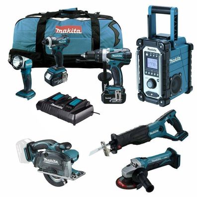 MAKITA DCS552 Z Akku-Metall-Handkreissäge LXT 18V 11tlg. Akku Werkzeug Combo Kit