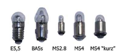 TAMS 80-10210-05 Spitzlämpchen 6 mm, klar, BA5s, 19 V, 5-er Pack