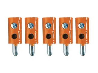 TAMS 85-19500-05 Mini-Bananenstecker, orange