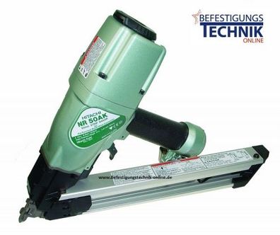 Hitachi Druckluft Ankernagler NR50AK 40-50mm für 34° Ankernägel Paslode Tjep