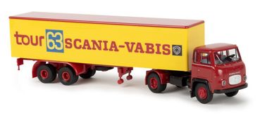 Brekina H0 1/87 85156 Scania LB 76 Koffer-SZ Scania Tour 63, - NEU