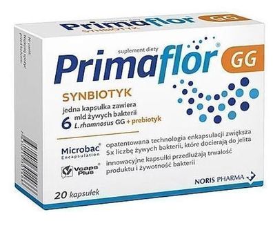 Primaflor GG, 20 Kapseln - Hochwirksame Probiotika fér Darmgesundheit