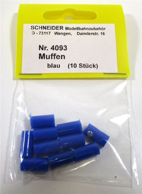 Schneider Z-H0 4093 Muffen blau (10 Stk) - NEU