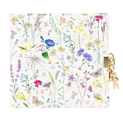 Turnowsky 44 574 Tagebuch Summer Meadow white - 16,5 x 16,5 cm