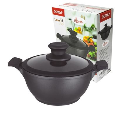 Kasan 9L Topf Kochtopf Induktion Casserole Asien Wok 9L