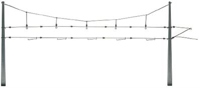 Sommerfeldt 188 H0 Profi-Quertragwerk 0,7 mm, Bausatz o. Masten (VE=1) - OVP NEU