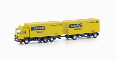 Lemke N LC4603 MAN F90, 3-achs Koffer-Hängerzug Deutsche Post - NEU