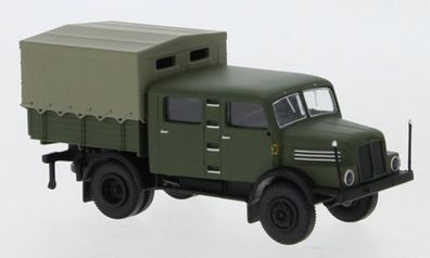 Brekina H0 1/87 71753 IFA S 4000-1 Bautruppwagen Volkspolizei, - OVP NEU