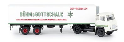 Brekina H0 1/87 85171 Scania LB 76 Kühlkoffer-SZ Böhm & Gottschalk, - OVP NEU