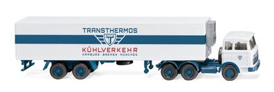 Wiking H0 1/87 054302 Kühlkoffersattelzug (MB) "Transthermos" - OVP NEU