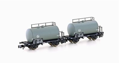 Hobbytrain N H24801 2er Set Leichtbau-Kesselwagen DB/EVA, Ep. III - NEU