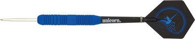 Unicorn Core Plus Rubberised Blue Steel Darts, 21 Gr. / Inhalt 1 Stück