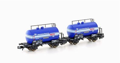 Hobbytrain N H24851 2er Set Leichtbau-Kesselwagen PKP/Petrochemia, Ep. IV/V - NEU