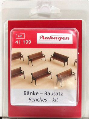 Auhagen H0 41199 Bausatz Bänke klassisch - OVP NEU