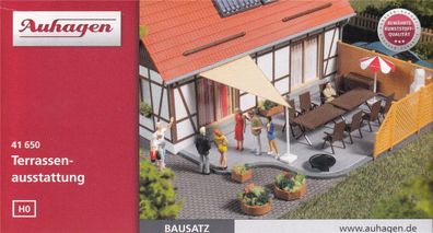 Auhagen H0 41650 Bausatz Terassenausstattung - OVP NEU