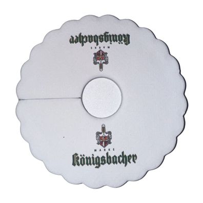 Königsbacher Bier Tropfenfänger Bierdeckel Pilsrosette Schaumfänger 100 Stk