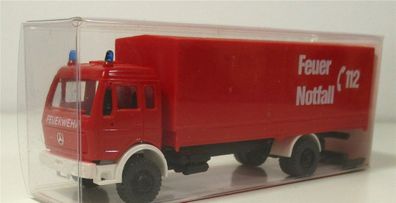 Spur H0 Roskopf LKW Feuerwehr MB 1625 Pritsche/Plane OVP (52/010C)