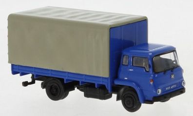 Brekina H0 1/87 35901 LKW Bedford TK PP blau, schwarz, 1971 - OVP NEU