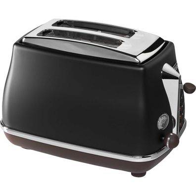 De'Longhi Icona Vintage CTOV 2103. BK - Toaster - 2 Scheibe - 2 Steckplatz - Schwarz