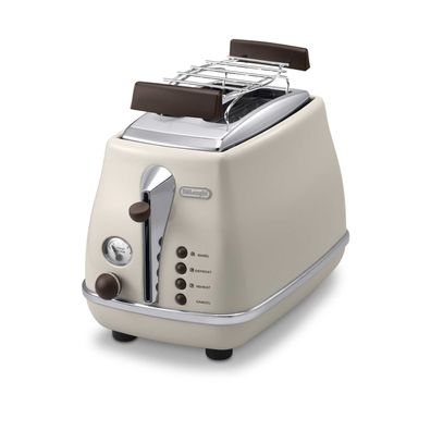 De'Longhi Icona Vintage CTOV 2103. BG - Toaster - 2 Scheibe - 2 Steckplatz - beige