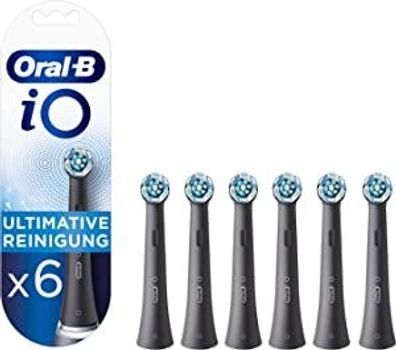 Oral-B Aufsteckbürsten iO Ultimative Reinigung 6er schwarz