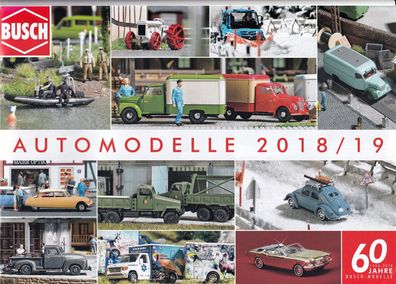 Busch Katalog Automodelle 2018/19