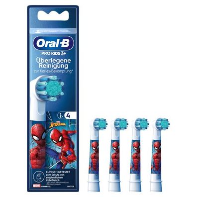 Oral-B Aufsteckbürsten Spiderman 4er