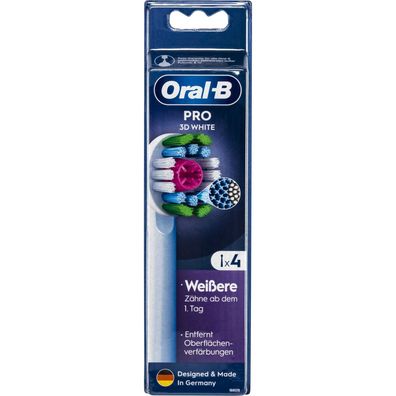 Oral-B 4er Aufsteckbürsten Pro 3D White