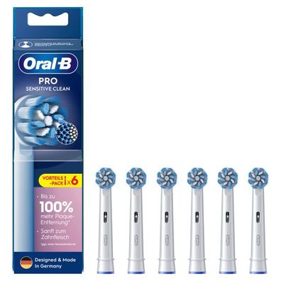 Oral-B Aufsteckbürsten Pro Sensitive Clean 6er