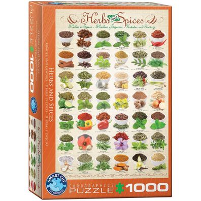 Eurographics Puzzle Kräuter und Gewürze 1000 Teile - NEU