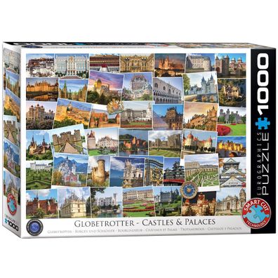 Eurographics Puzzle Globetrotter Schlösser und Paläste 1000 Teile 1000 Teile - NEU