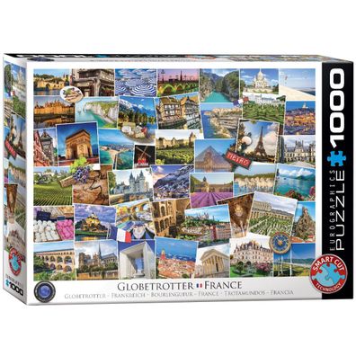 Eurographics Puzzle Globetrotter Frankreich 1000 Teile 1000 Teile - NEU