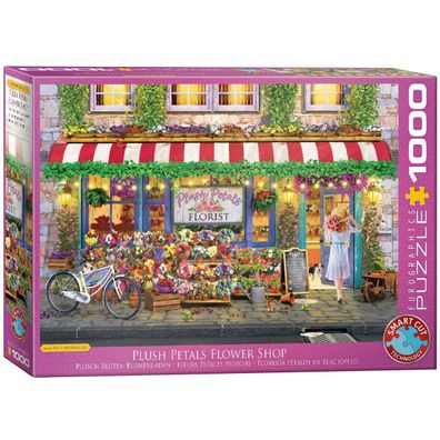 Eurographics Puzzle Plüsch Blüten Blumenladen 1000 Teile - NEU