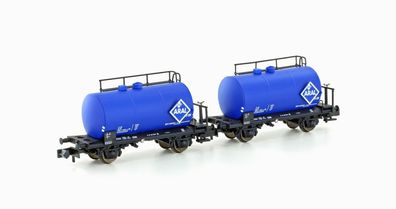 Hobbytrain N H24833 2er Set Leichtbau-Kesselwagen DB/Aral, Ep. IV - NEU