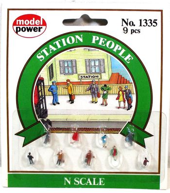 Model Power N 1335 Figuren US Reisende, stehend im Set (Z16/11)