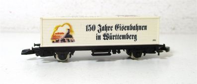 Märklin Z mini-club Containerwagen 150 Jahre Eisenbahnen Württemberg (5936F)