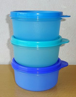 Tupperware® * * Julchen (3) * * Kleine Frischebehälter á 200 ml - BLAU