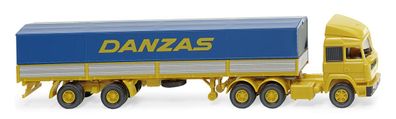 Wiking H0 1/87 051703 Iveco Pritschensattelzug DANZAS - OVP NEU