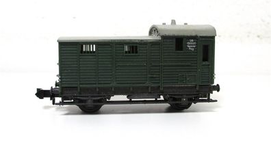 Minitrix N 13254 Güterzug Begleitwagen Pwg DB (10404F/6460h)