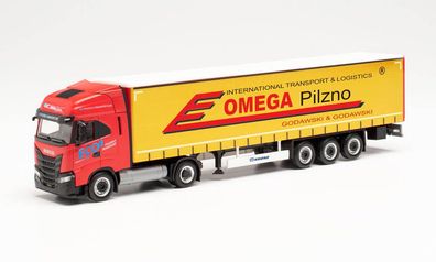 Herpa 1/87 314527 Iveco S-Way LNG GaPl-Sz Omega - NEU