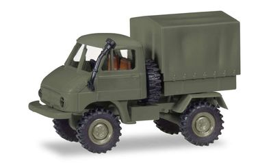 Herpa 746489 Unimog U411 Pritsche Luftwaff - NEU