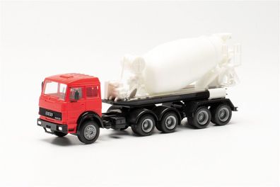 Herpa 1/87 315630 Unic Betonmischer-Sz, rot/wei - NEU