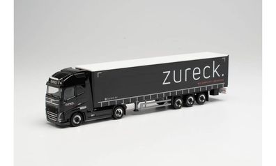 Herpa 1/87 948401 Volvo FH GL XL 2020 Gardinenplanen-Sattelzug „Zureck“