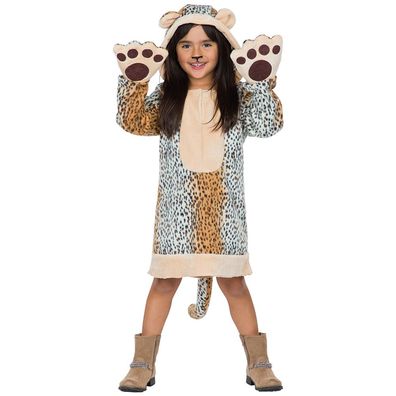 Kinderkostüm Leopard Kleid