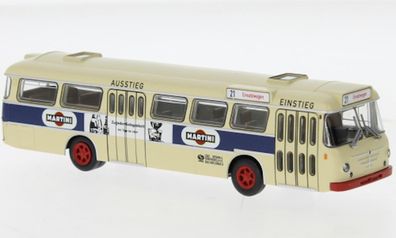 Brekina 59367 Büssing Senator 12 D, 1962, Bad Kreuznach - Martini, 1:87