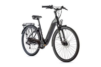 28 Zoll E-Bike Leader Fox Induktora Pedelec Samsung 504Wh 14Ah Schwarz Rh 46 cm