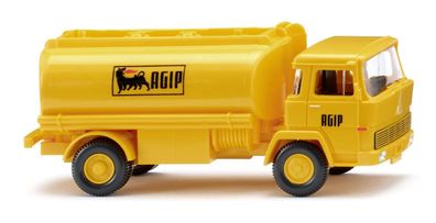 Wiking H0 1/87 080747 Magirus) Tankwagen "Agip" gelb - NEU