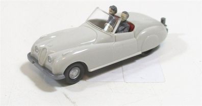 Wiking H0 1/87 (1) Jaguar Sport PKW Cabriolet mit AHK hellgrau ohne OVP