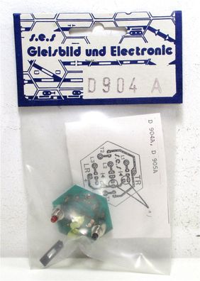 S.E.S GBS D-904A Ergänzungsplatine Weiche links LED OVP (Z63-8g)