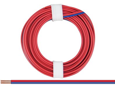 Donau Elektronik 225-02 Zwillingslitze 0,25 mm² / 5 m rot-blau